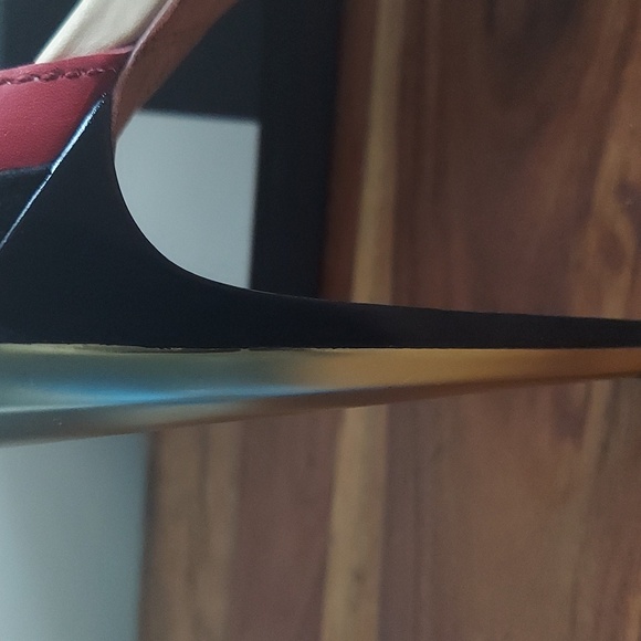 L.A.M.B. 9.5 Gwen Stefani Vail Birdcage Open Toe Platform Heels - Picture 10 of 12